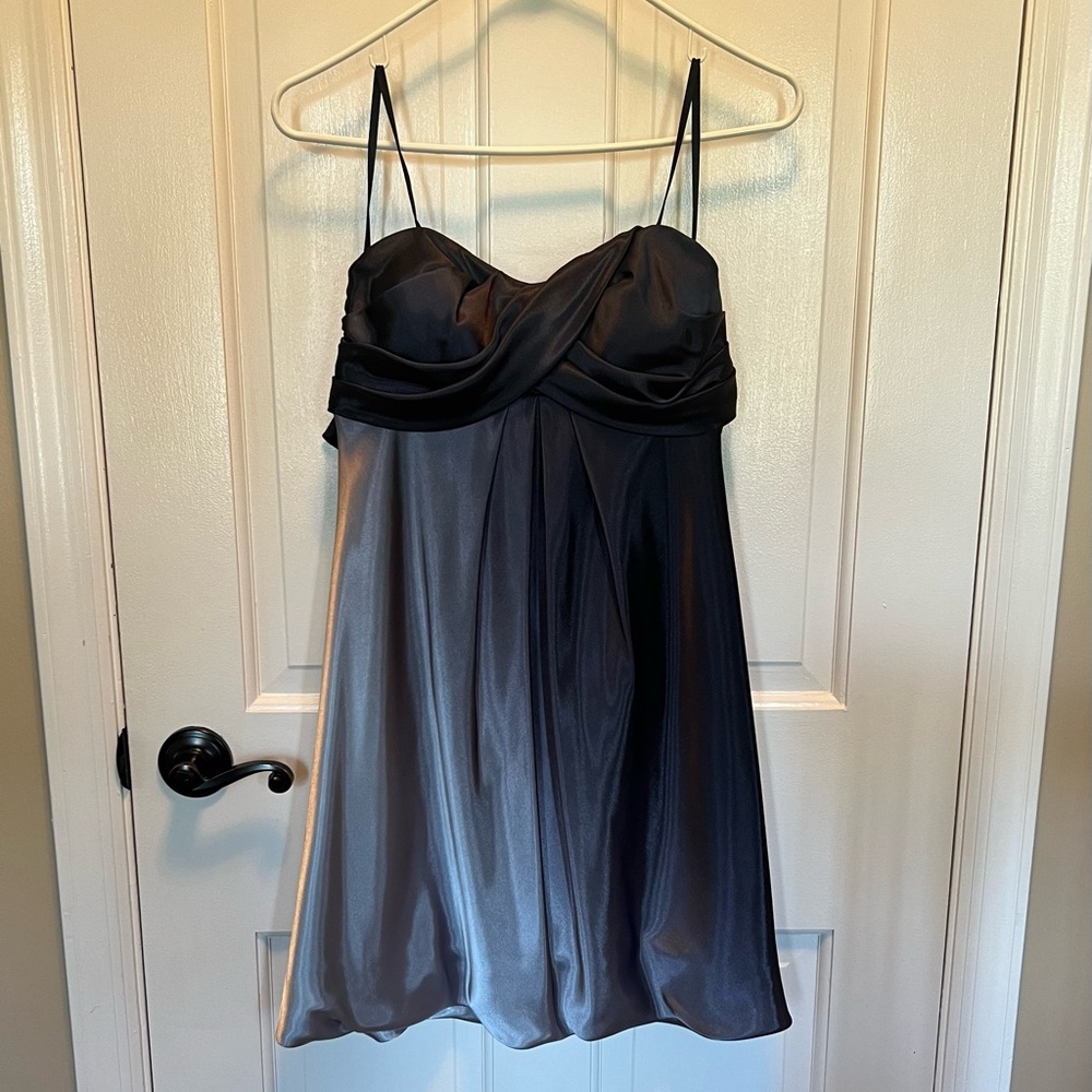 Xscape Ombre Strapless Bubble Dress - Size Small